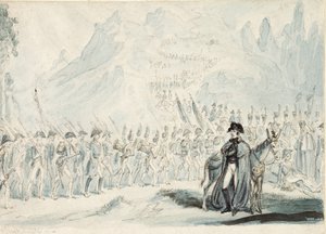 Wellington dans les Pyrénées avec sa Mule - Isaac Robert Cruikshank
